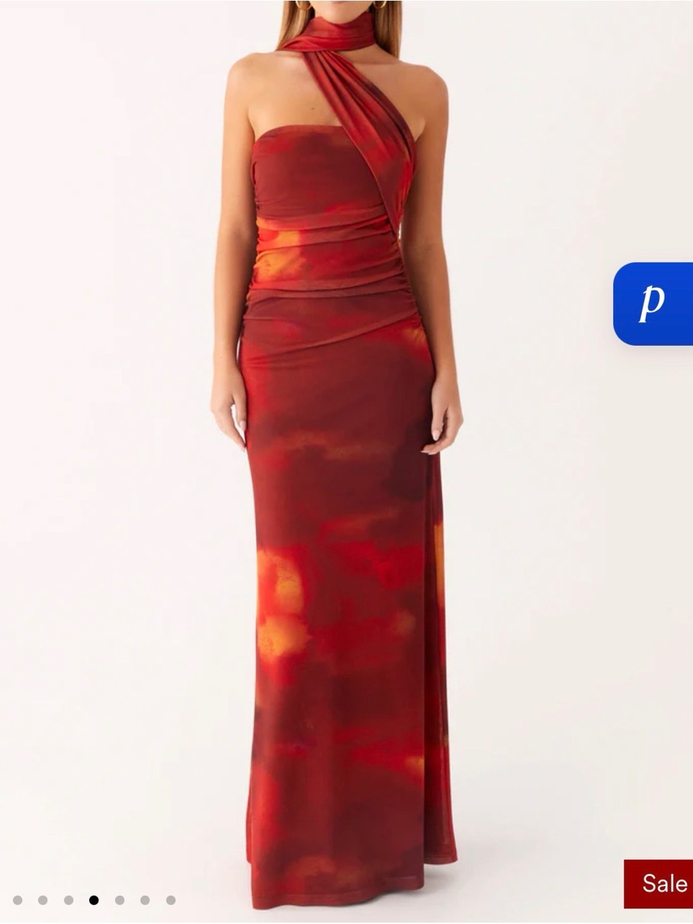 Peppermayo Songbird Maxi Dress Scarlet Blur NWT 2xl Size US 12 / AU 16 / EU 44